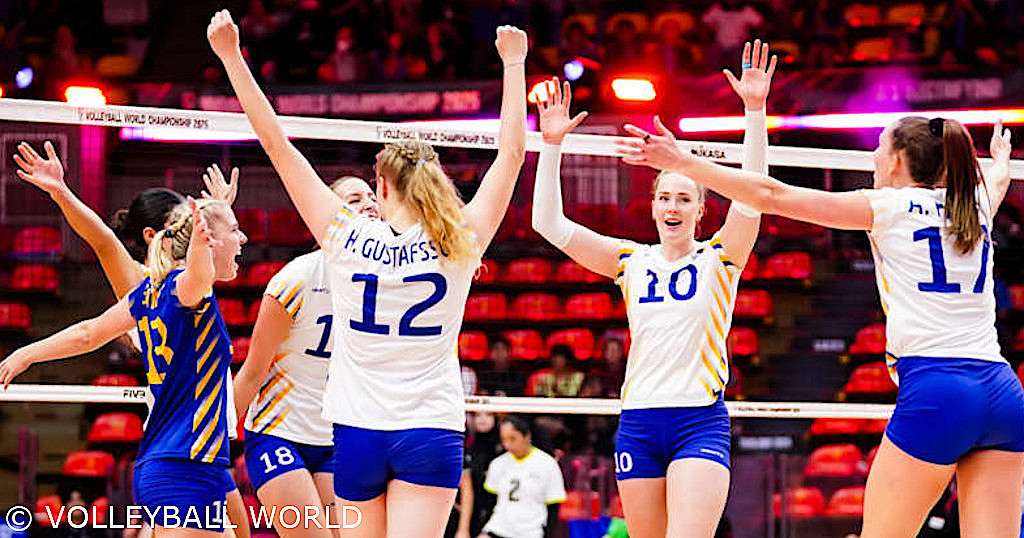 Ruotsille historiallinen voitto lentopallon MM-kisoissa