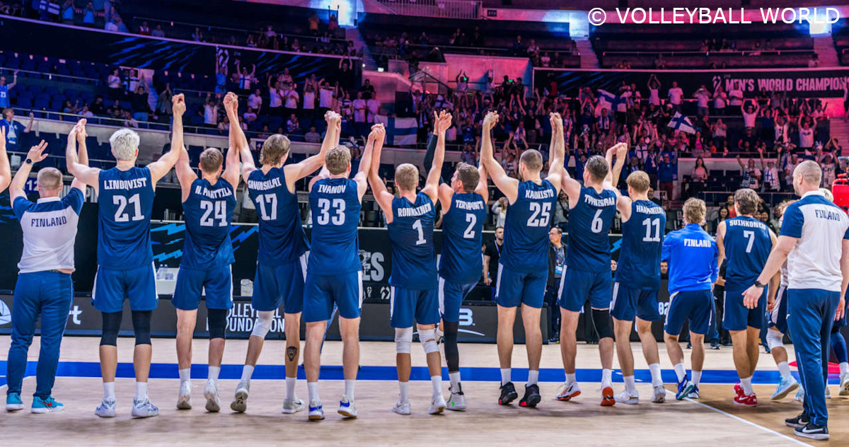 Suomi riemukkaasti pudotuspeleihin lentopallon MM-kisoissa