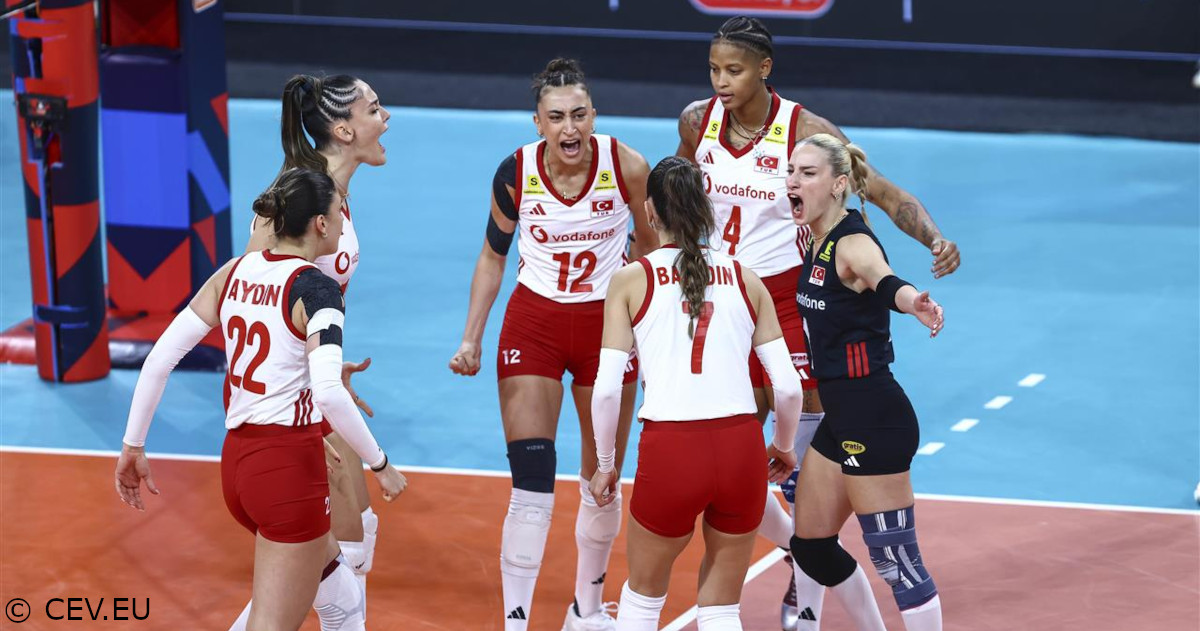 Lentopallon naisten EM-kisat 2026: Turkki mestaruuteen